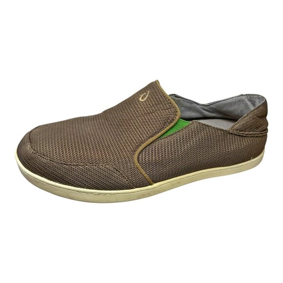 Olukai Nohea Moku Brown‎ Mesh Slip On Loafers main image 9